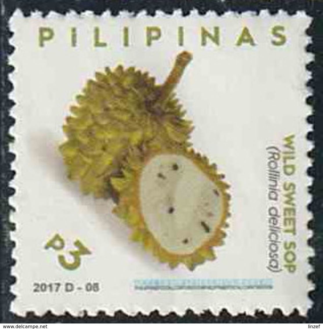 Philippines 2017 Yv. N°4106 - Rollinier - Oblitéré - Philippines