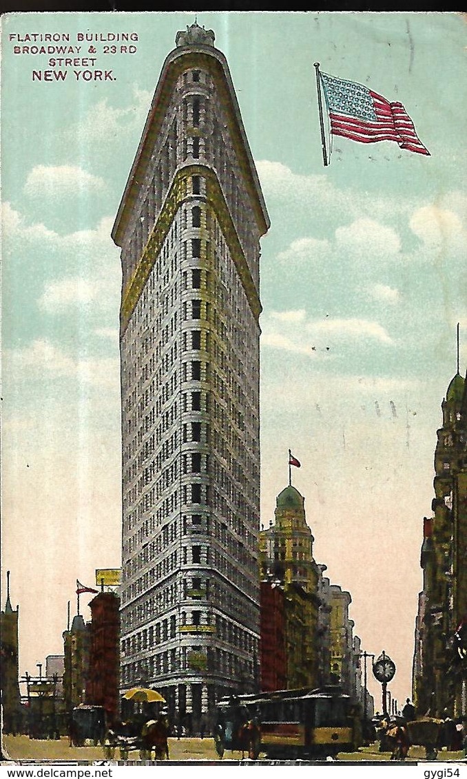 Flatiron Building  Broadway  & 23 Rd  Street   New - York  PC 1909 - Broadway