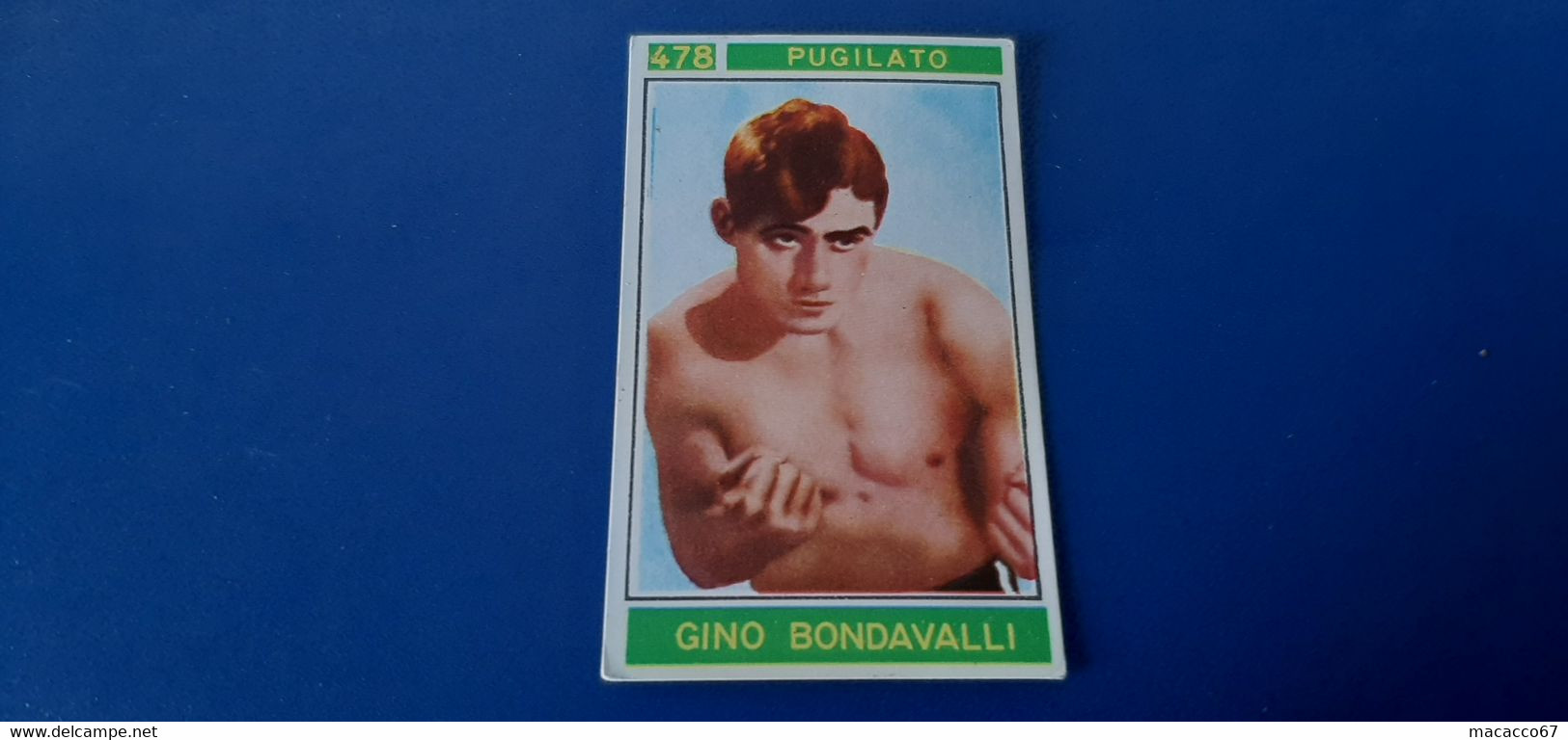 Figurina Panini Campioni Dello Sport 1967 - 478 Gino Bondavalli - Edizione Italiana