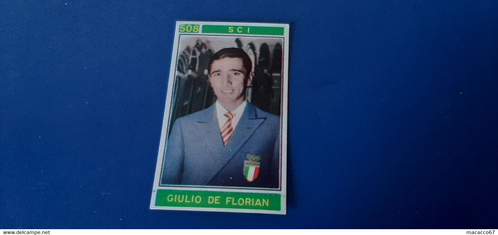 Figurina Panini Campioni Dello Sport 1967 - 508 Giulio De Florian - Edizione Italiana