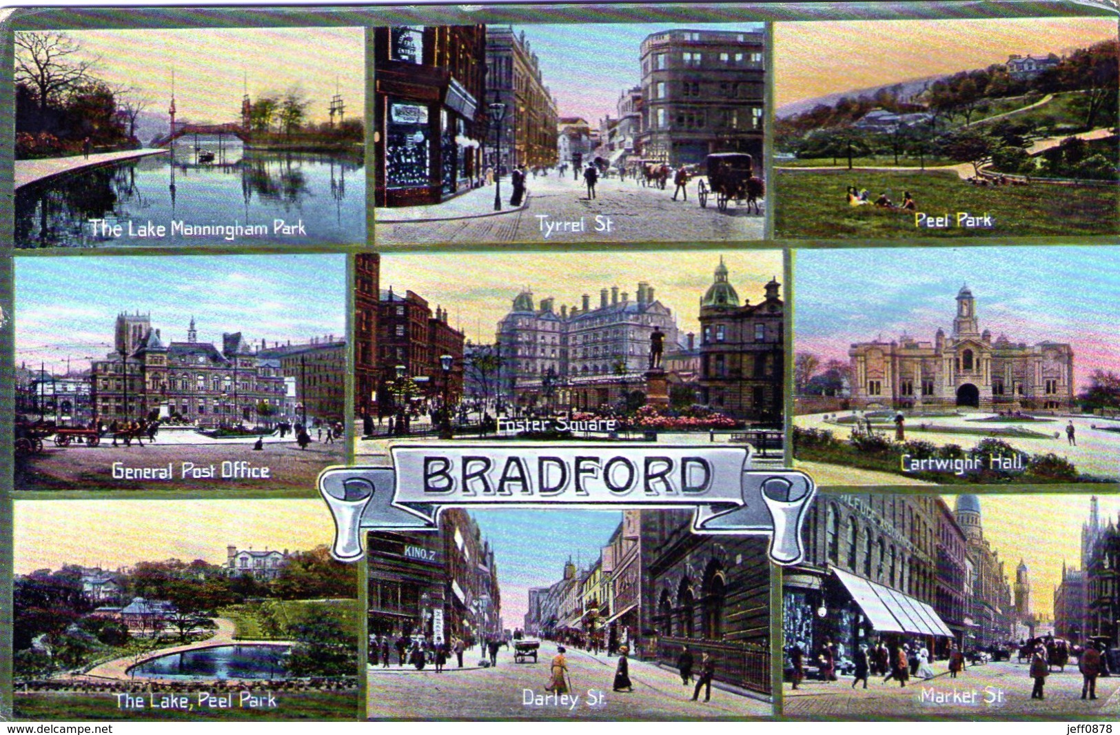 ANGLETERRE - YORKSHIRE - BRADFORD - 1910 - Très Bon état - Bradford