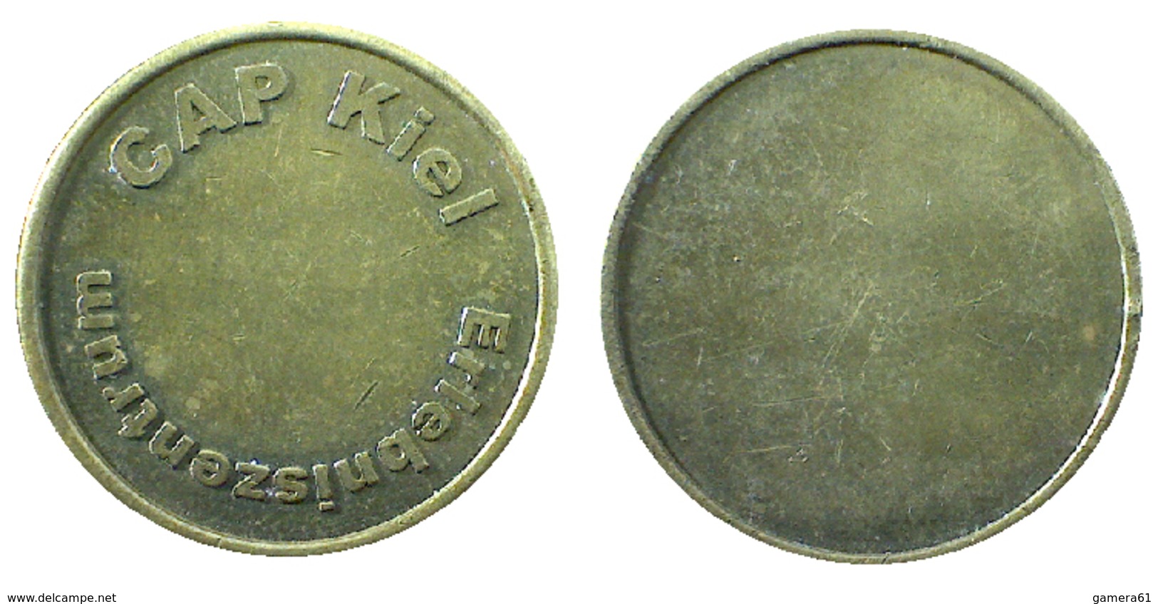 01792 GETTONE JETON TOKEN PARCHEGGIO PARKING Parking Token - Erlebniszentrum CAP Kiel - Autres & Non Classés