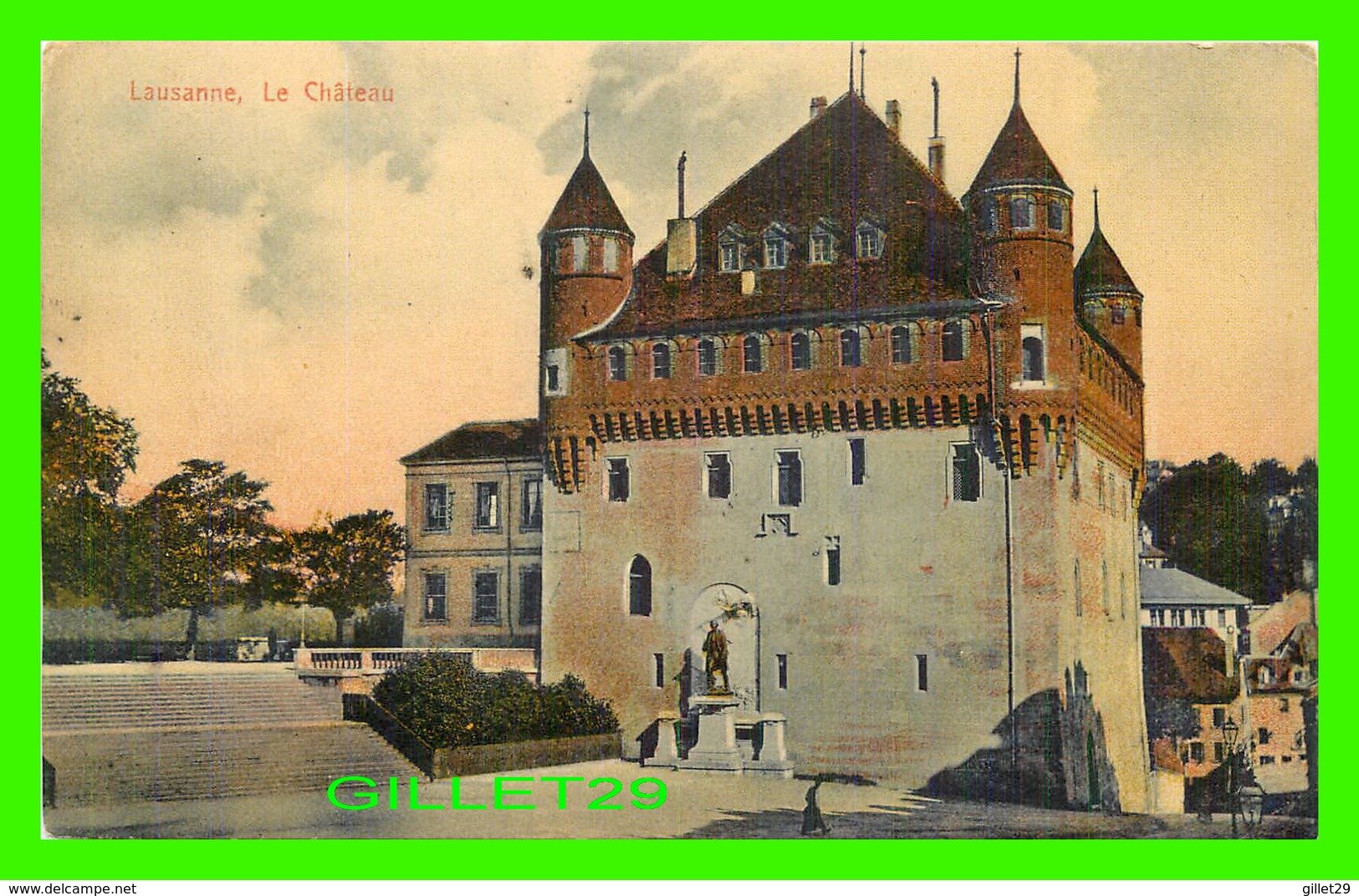 LAUSANNE, SUISSE - LE CHÂTEAU - ANIMÉE - GRANDS MAGASINS À L'INNOVATION, G. & CO - - Lausanne