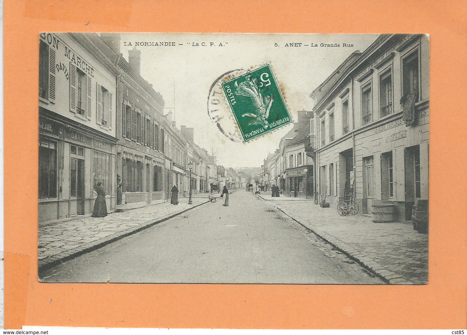 CPA - ANET - La Grande Rue - Anet