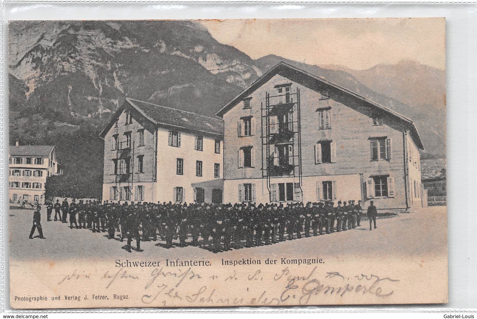 Schweizer Infanterie Inspektion Der Kompagnie - Wallenstadt - Schlossschule - Sonstige & Ohne Zuordnung