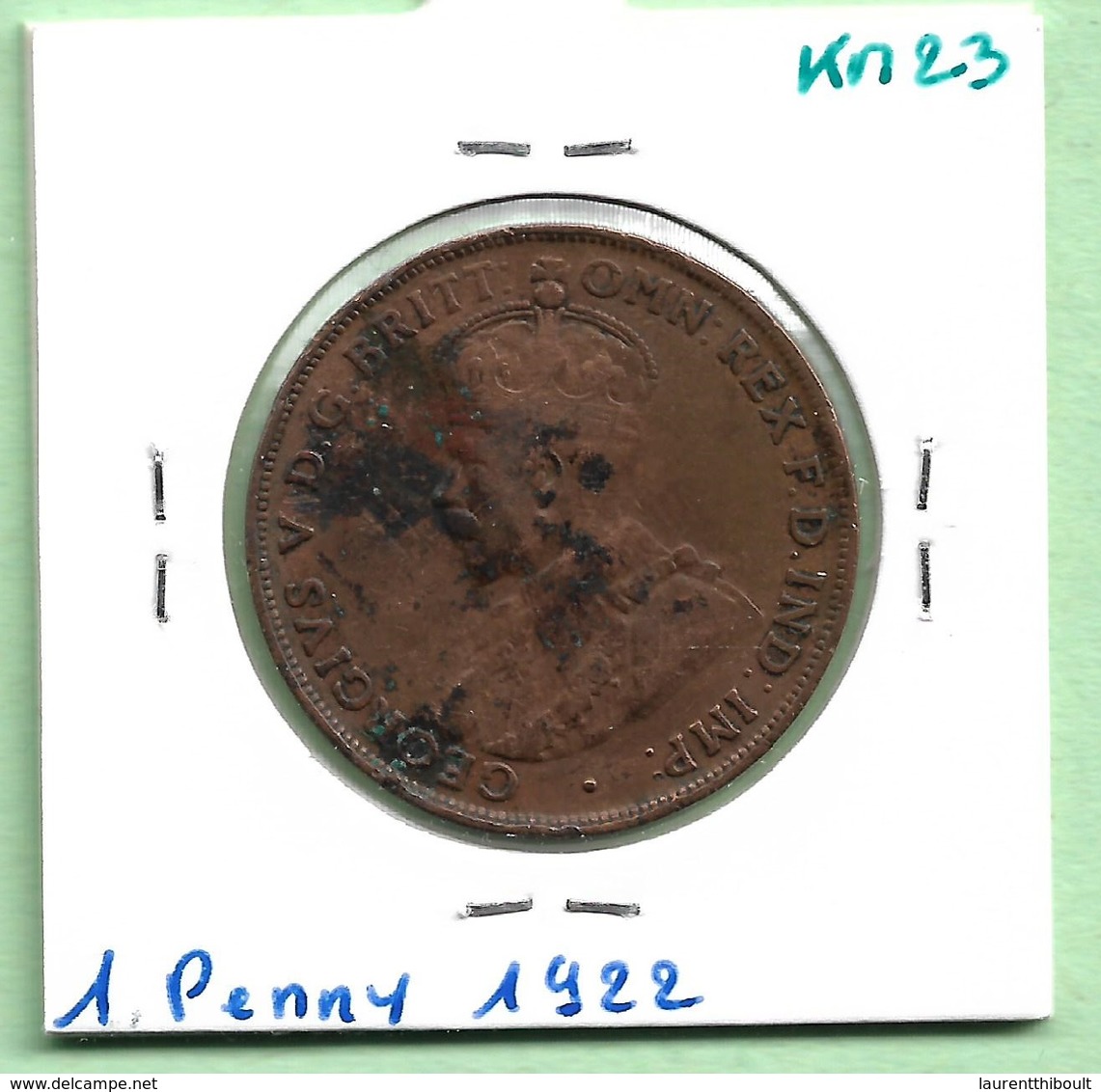 AUSTRALIE  1  PENNY  1922  GEORGE V - Penny