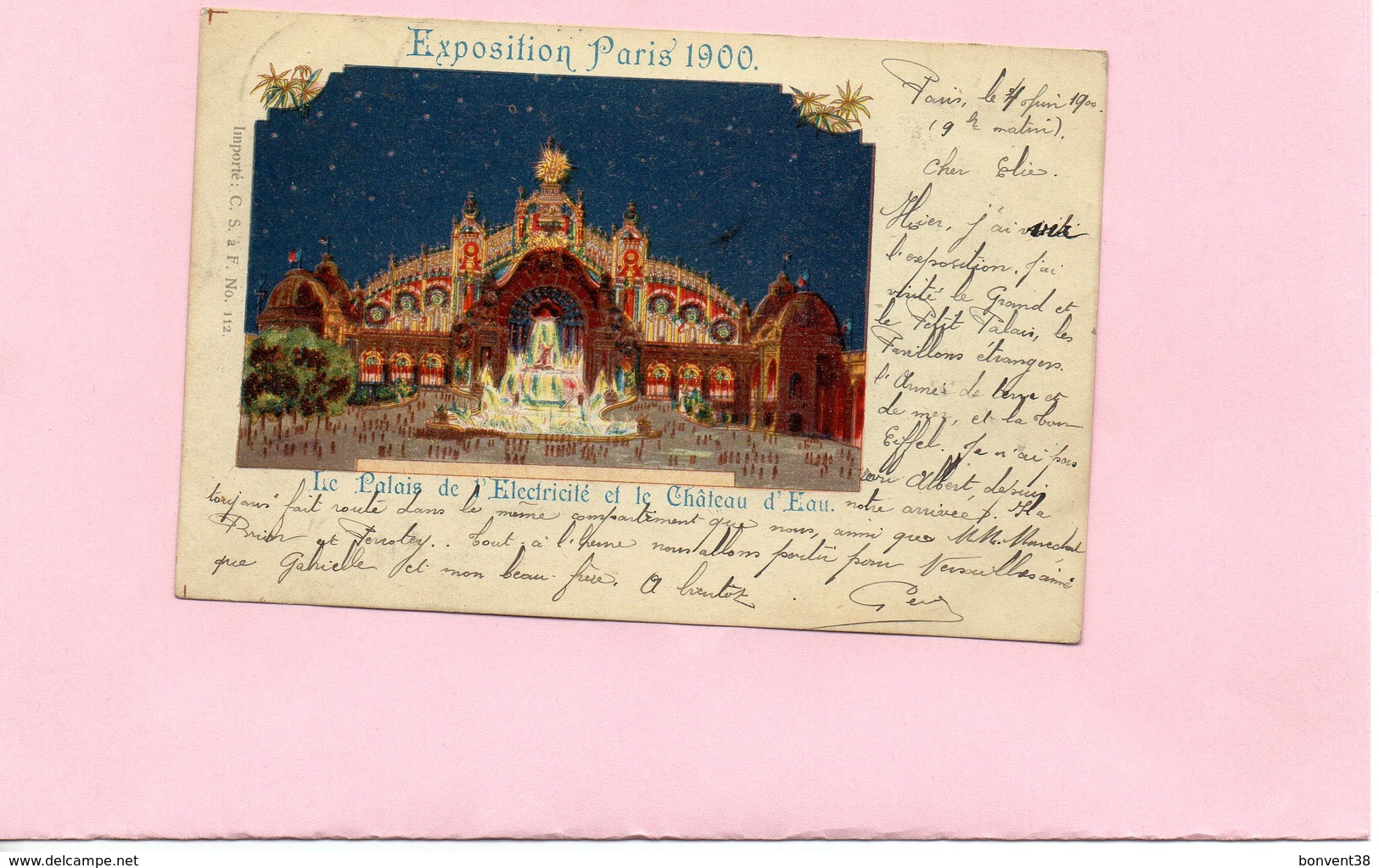 F2701 - Exposition PARIS 1900  - 75 - Le Palais De L'Electricité Et Le Château D'Eau - Expositions