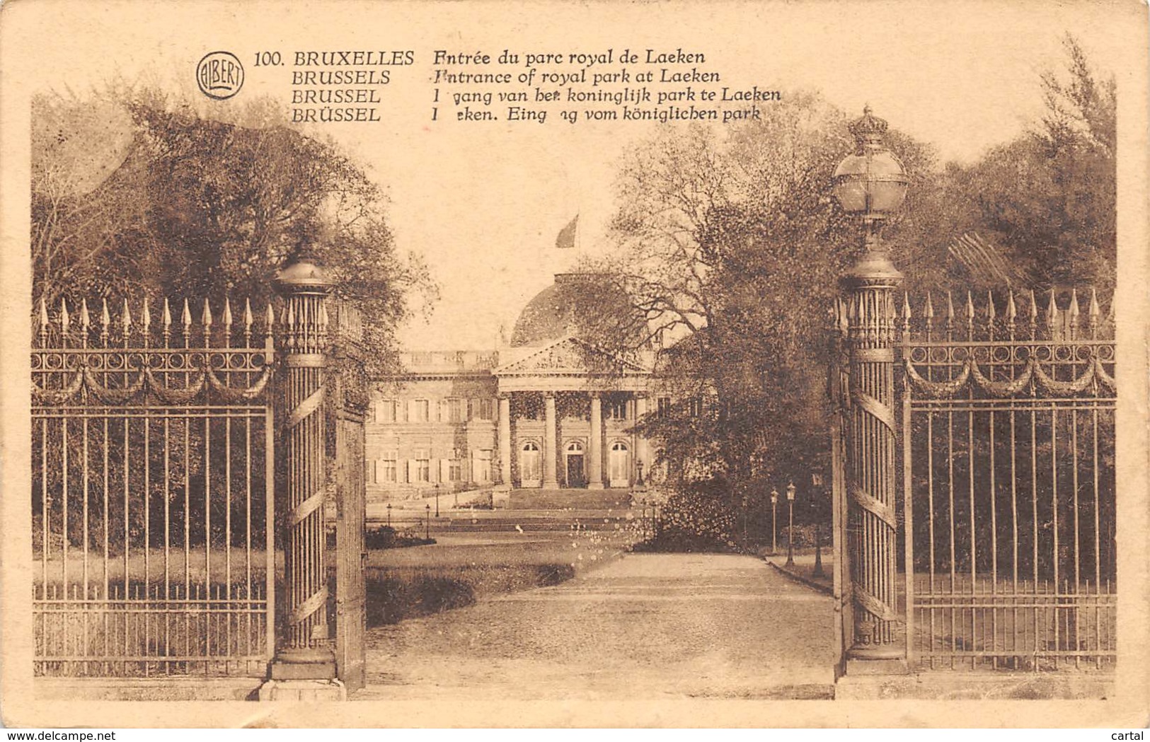 BRUXELLES - Entrée Du Parc Royal De Laeken - Bossen, Parken, Tuinen