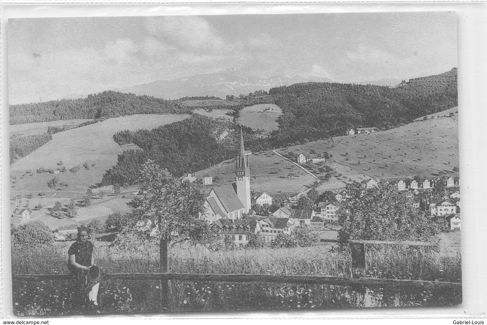 Degersheim Mit Säntis -  Mit Einem Mädchen - Degersheim