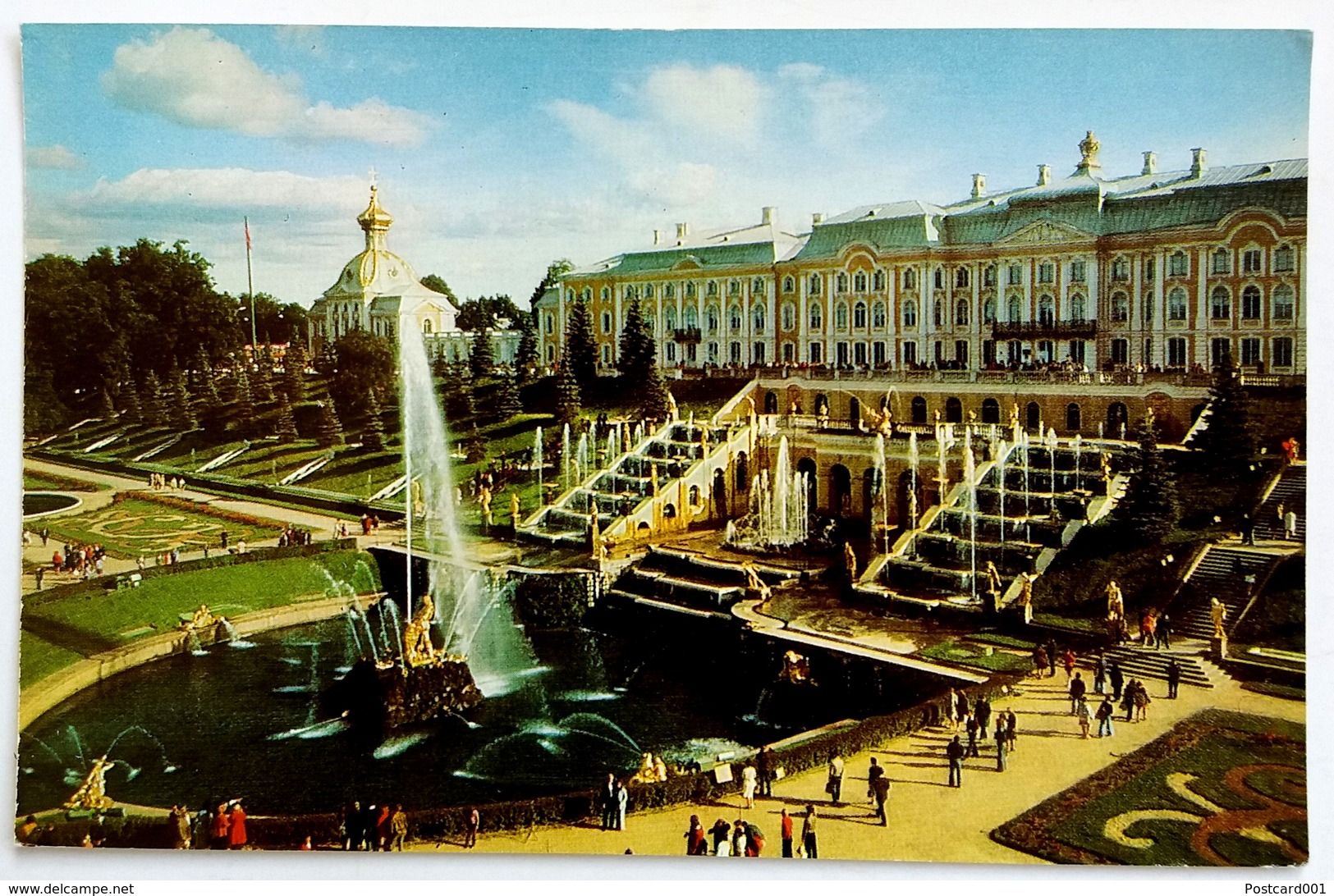 #578  The Grand Palace And The Grand Cascade Of Peterhof, Petrodvorets - RUSSIA - Postcard - Russie
