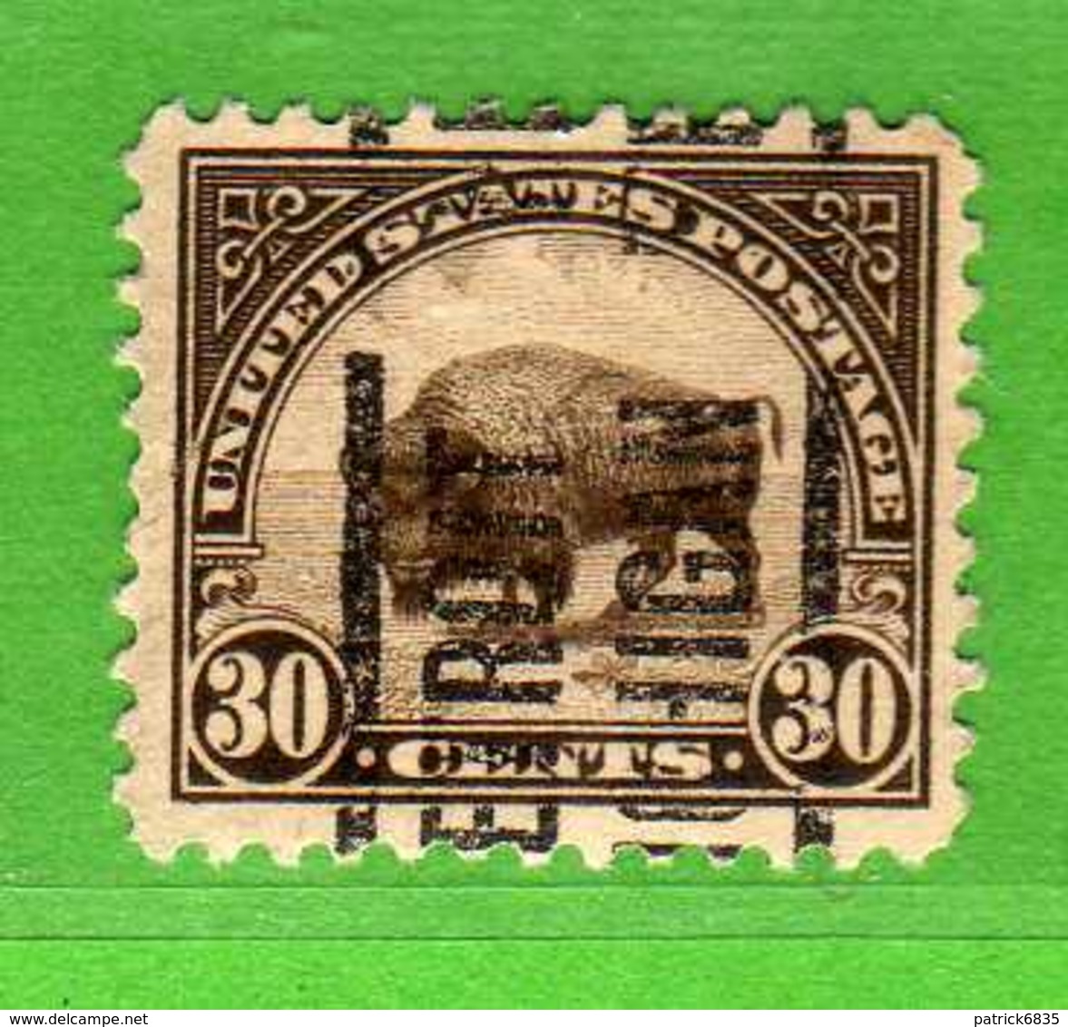 (Us2) USA °- 1922-25 - 30 C.  Yvert. 244 Type A - D.11  USED.  Vedi Descrizione - Used Stamps