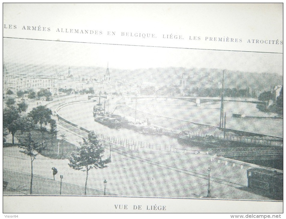 32-Histoire Illustrée Guerre 1914-Micheroux Retinne Fléron Eben Waremme Liège Berneau Warsage Sprimont Louveigné  Atroci - French