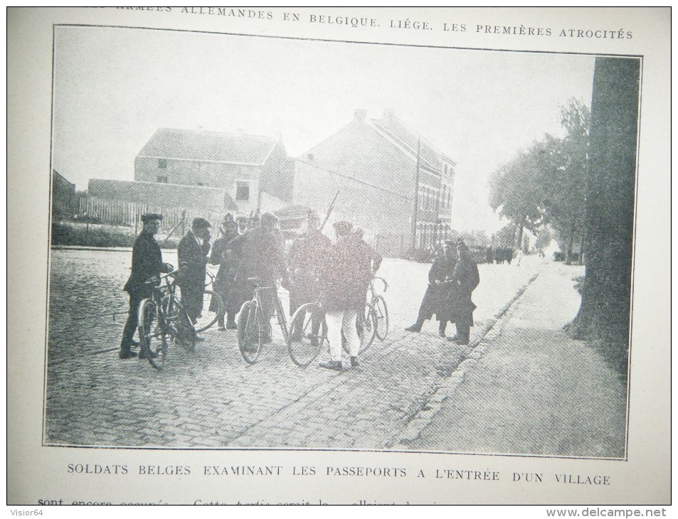 32-Histoire illustrée Guerre 1914-Micheroux Retinne Fléron Eben Waremme Liège Berneau Warsage Sprimont Louveigné  atroci