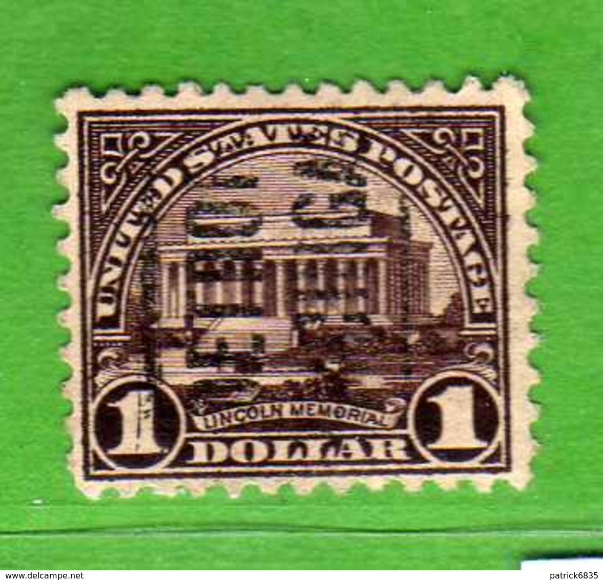 (Us2) USA °- 1922-25 - 1 D.  Yvert. 246 Type A - D.11 Su 3 Lati USED.  Vedi Descrizione - Used Stamps