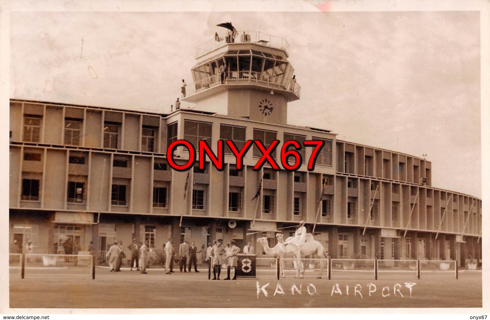 Carte Postale Photo De KANO (Nigéria-Afrique) Airport-Tour Contrôle De L'aéroport-Aviation-Avion - Nigeria