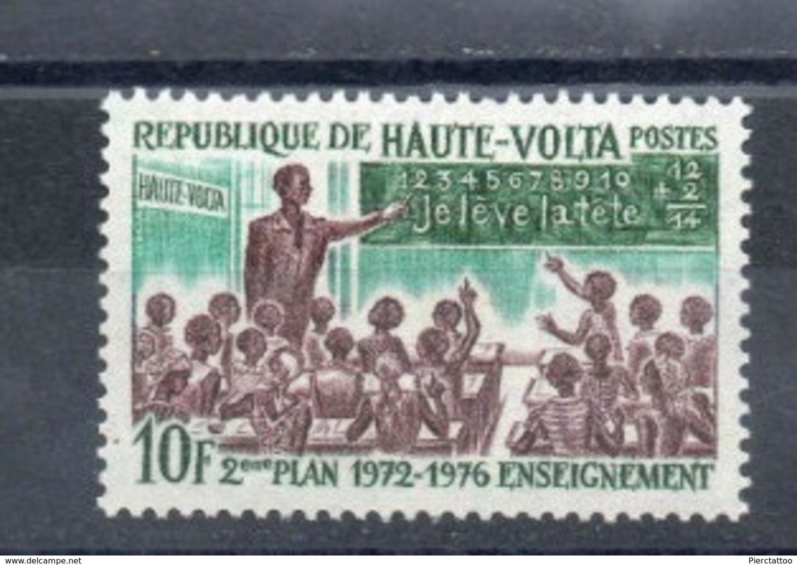 2ème Plan : Enseignement (École) - Haute Volta - 1972 - Haute-Volta (1958-1984)