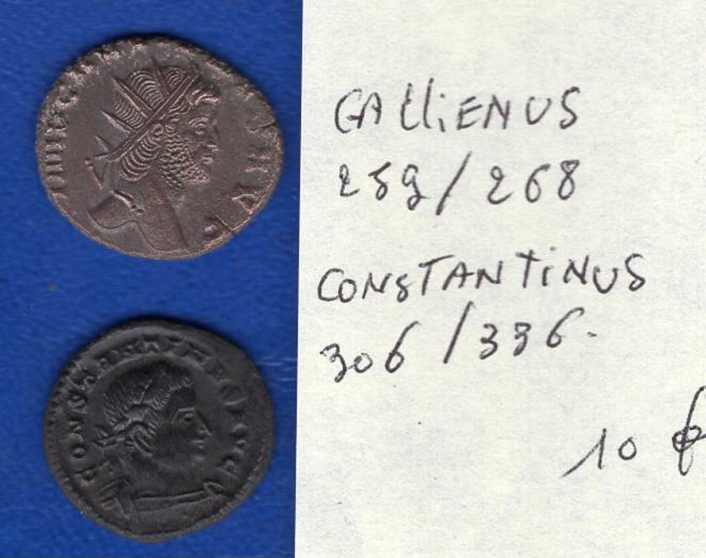 Gallirnus  259/268 +  Constantinus  306/336 - L'Anarchie Militaire (235 à 284)