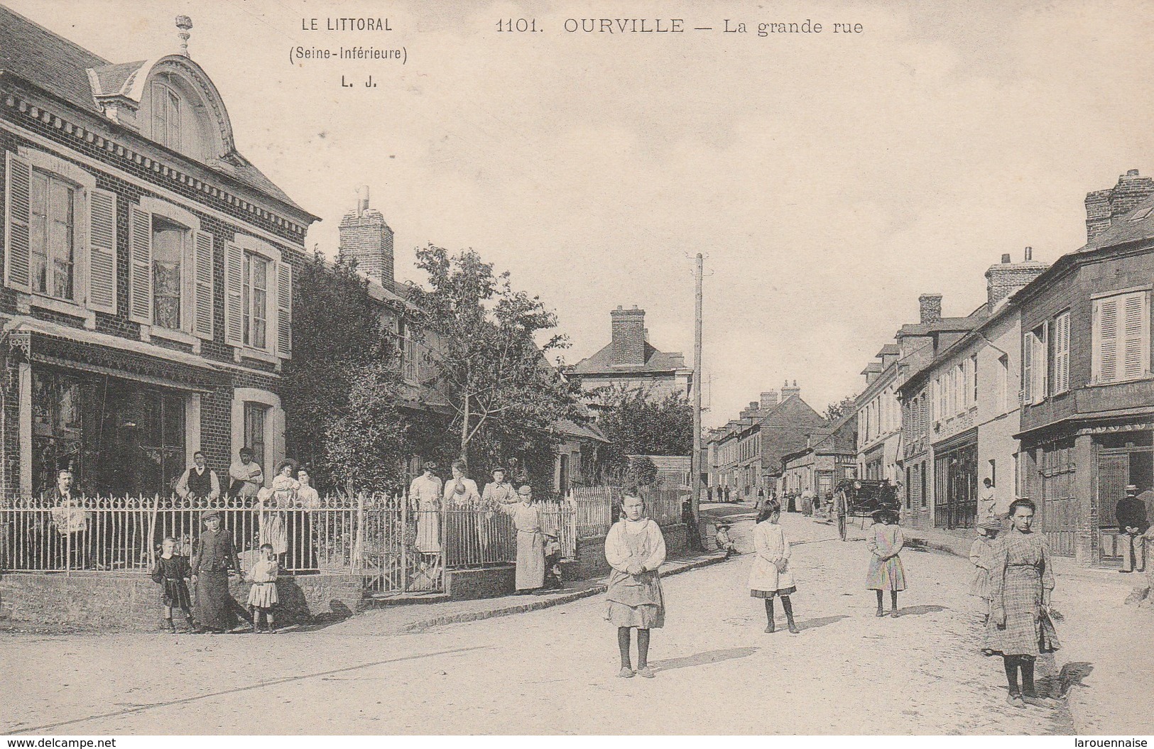 76 - OURVILLE - La Grande Rue - Ourville En Caux