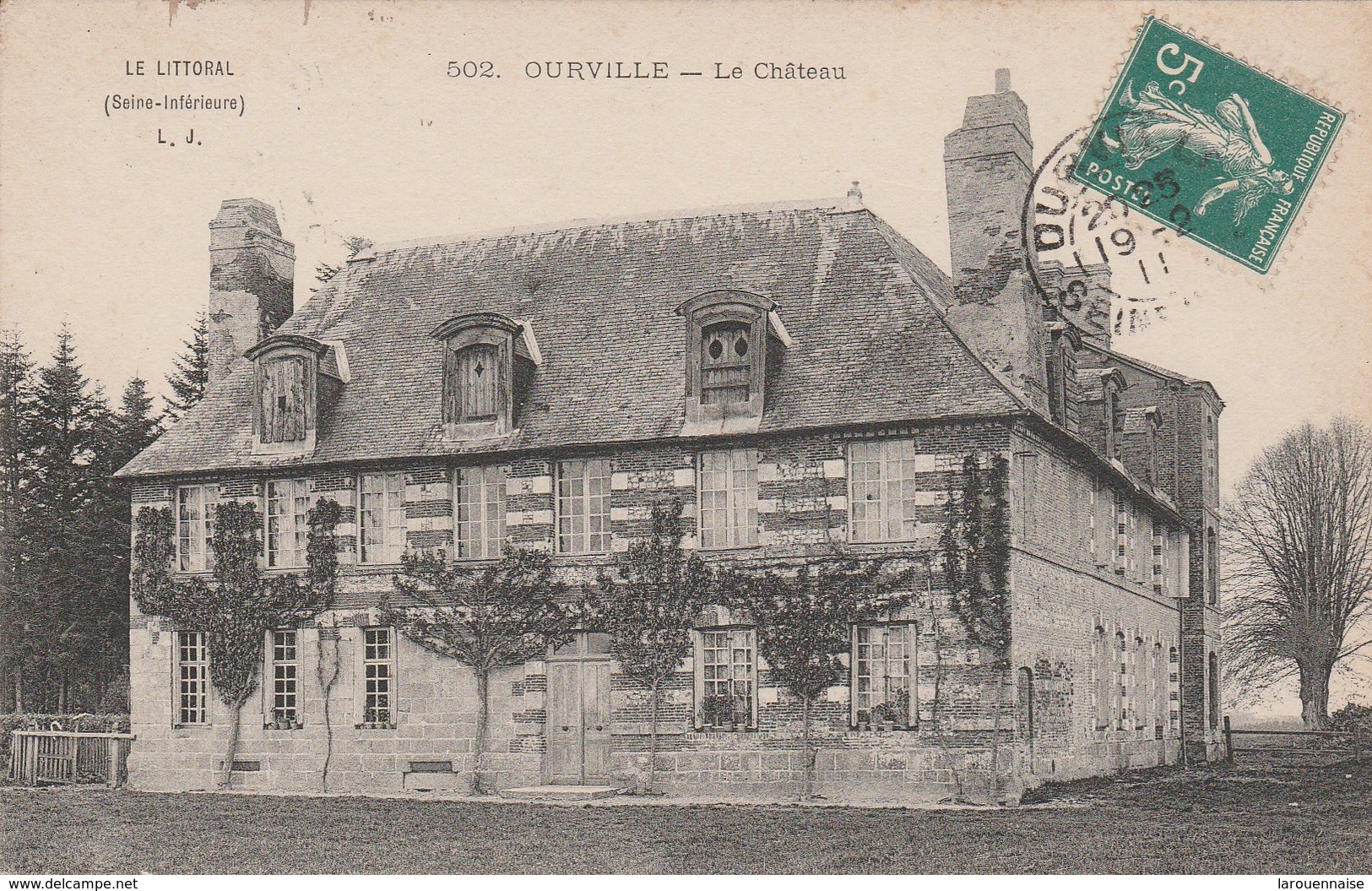 76 - OURVILLE - Le Château - Ourville En Caux