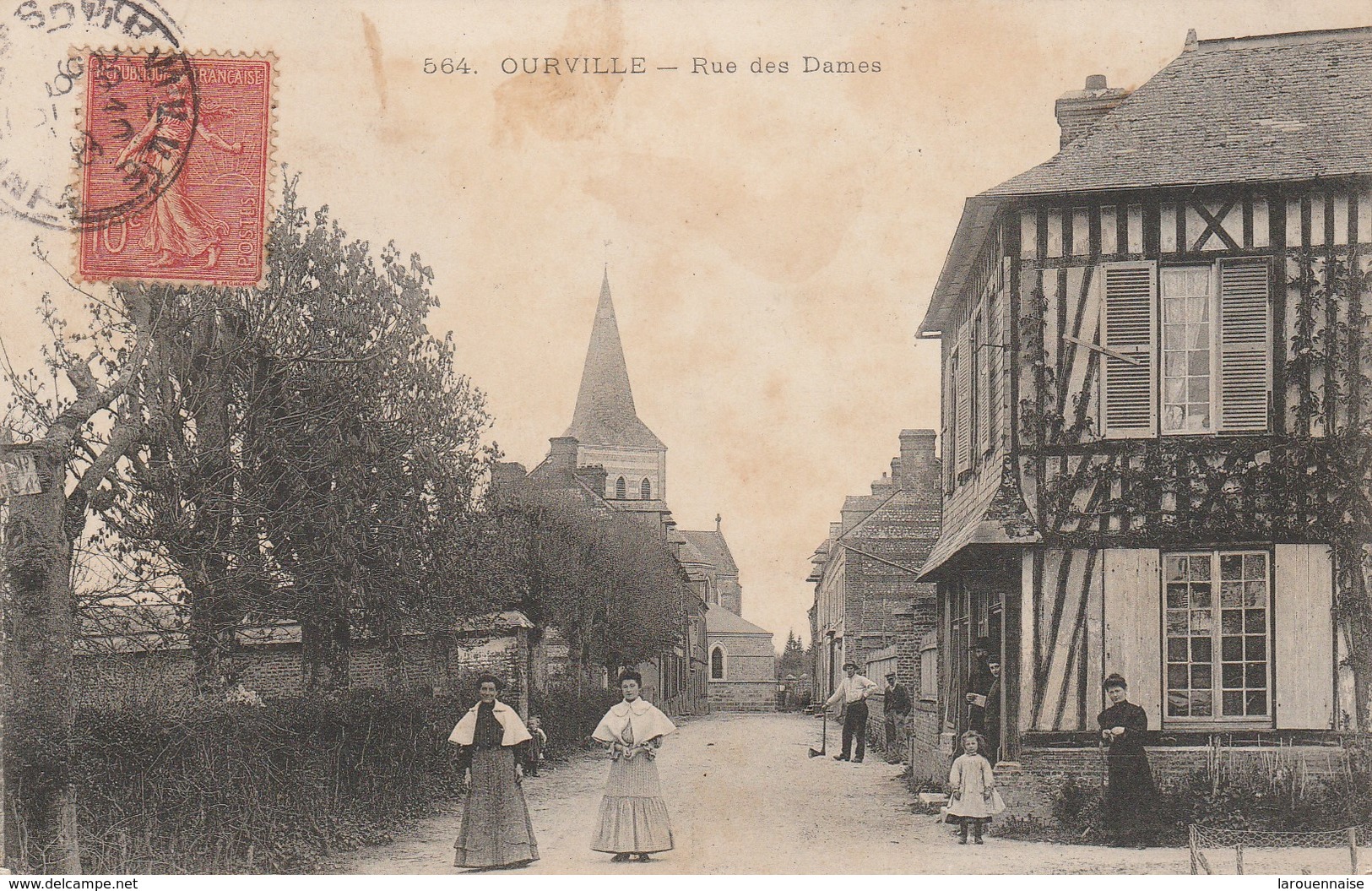 76 - OURVILLE - Rue Des Dames - Ourville En Caux