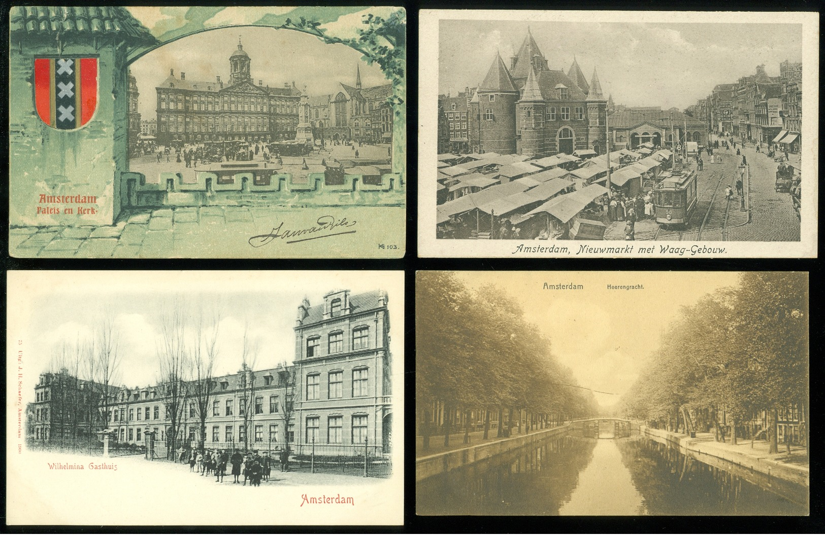 Mooi Lot Van 40 Postkaarten Van Nederland  Noord - Holland  Amsterdam  - 40 Scans - 5 - 99 Cartes