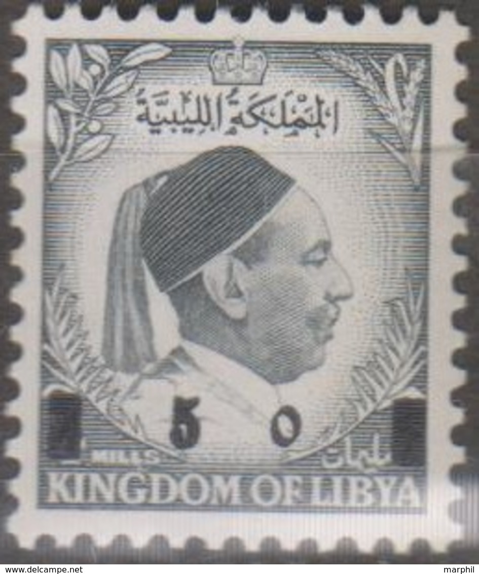 Libia 1955 5M/4m 1v MiN°70 MNH - Libye