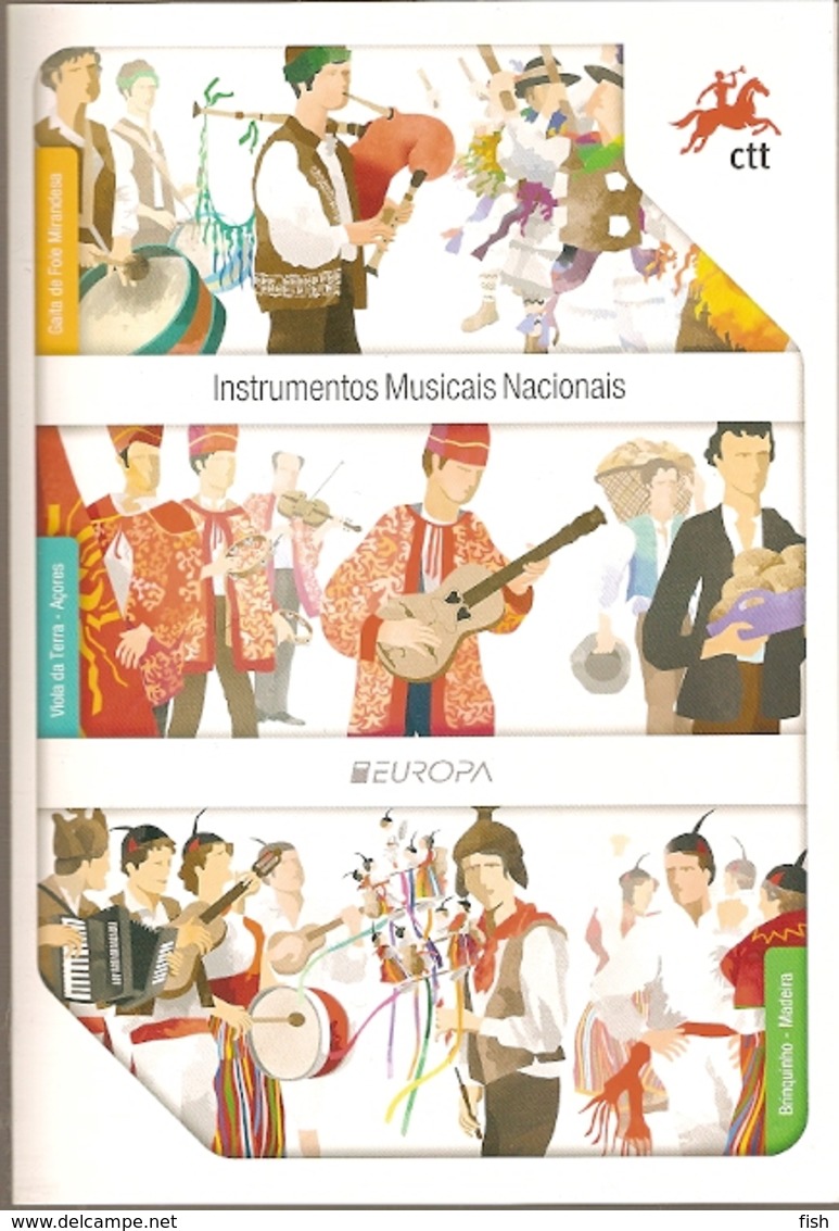 Portugal  &  CPTE Europe, Traditional Musical Instruments 2014 (5555) - Libretti