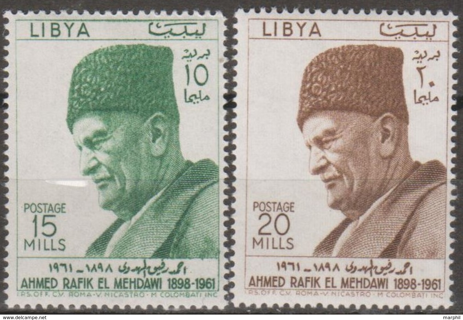 Libia 1962 2v MiN°120-121 MNH - Libye