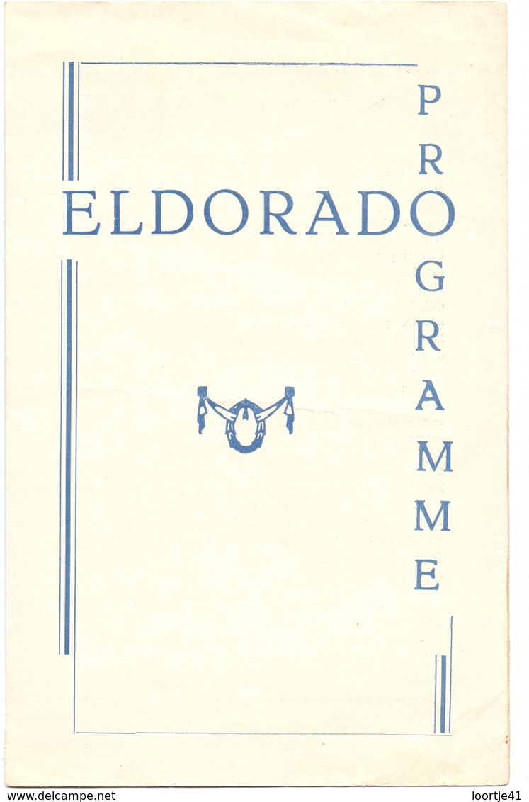 Pub Reclame Ciné Cinema Bioscoop Film Programme - Eldorado - Bruxelles - Le Rosier De Madame Husson - Bourvil - Publicité Cinématographique