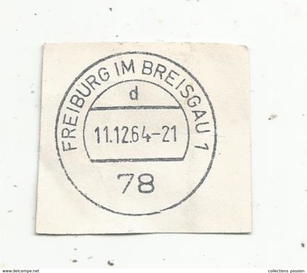 Lettre Partielle , Oblitération , Allemagne , FREIBURG IM BREISGAU 1 ,  78 , 11.12.1954 - Macchine Per Obliterare (EMA)