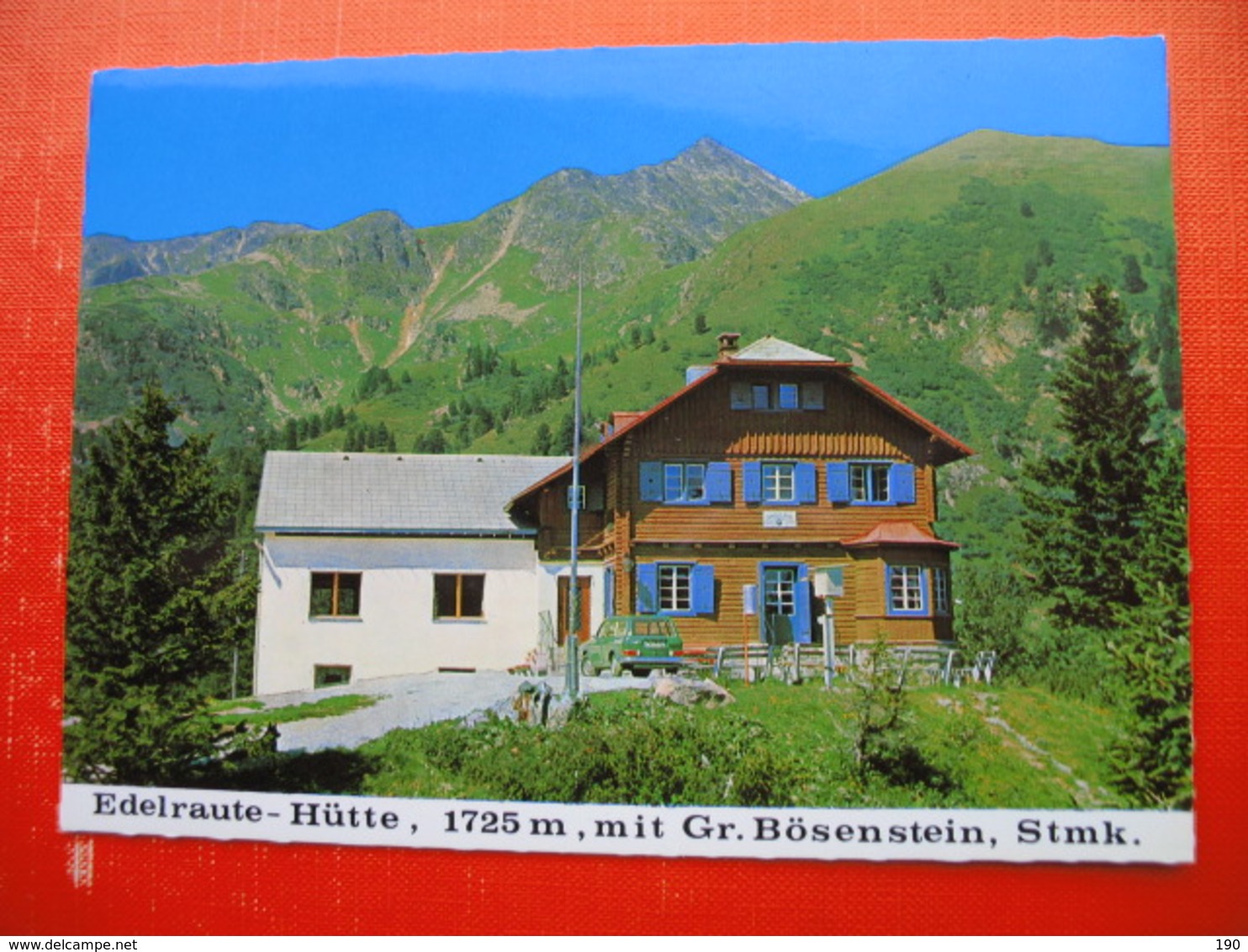 Edelraute-Hutte,1725 M Mit Gr.Bosenstein - Rottenmann