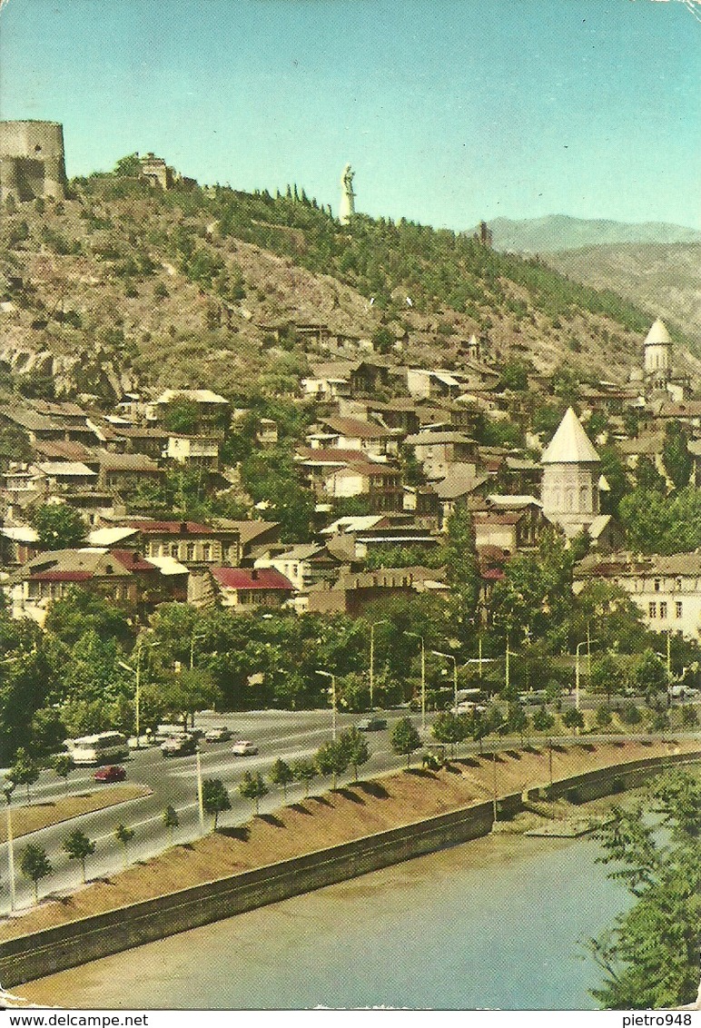 Tbilisi (Georgia) Ruins Of The Ancient Fortress Narikala In The Old Part Of The City - Georgia