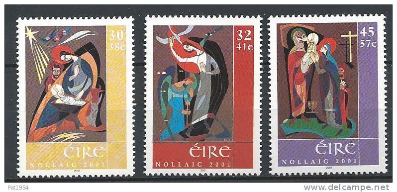 Irlande 2001 N°1385/1387 Neufs ** Noël - Unused Stamps