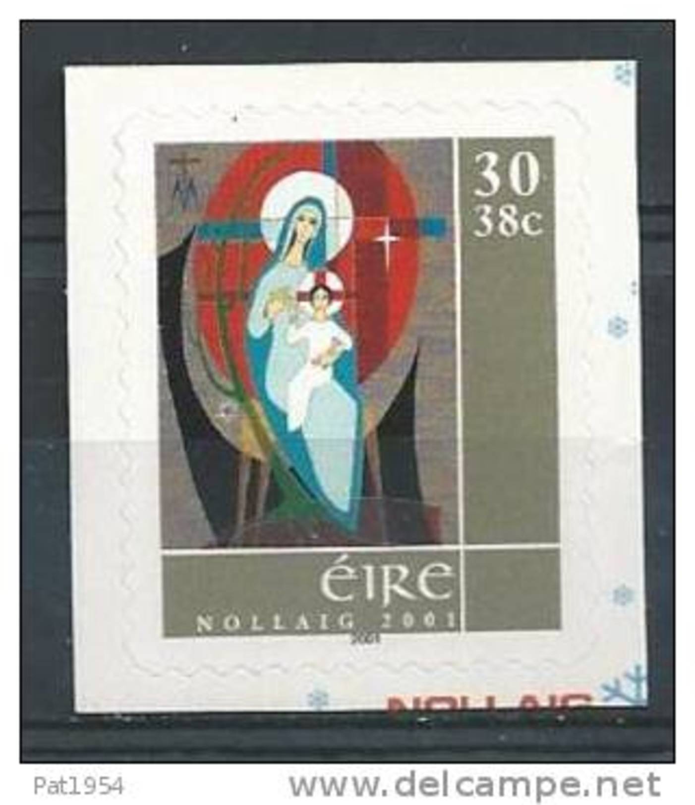 Irlande 2001 N° 1388 Neuf ** Noël Adhésif - Unused Stamps