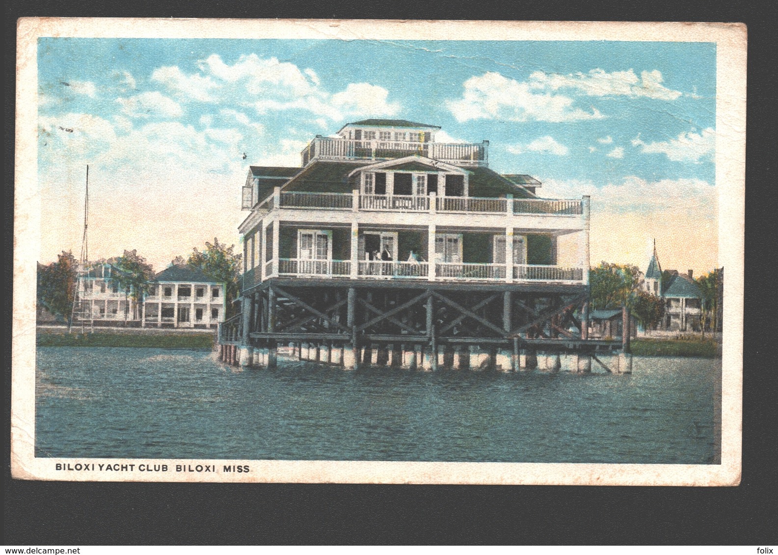 Biloxi - Biloxi Yacht Club - 1920 - Autres & Non Classés