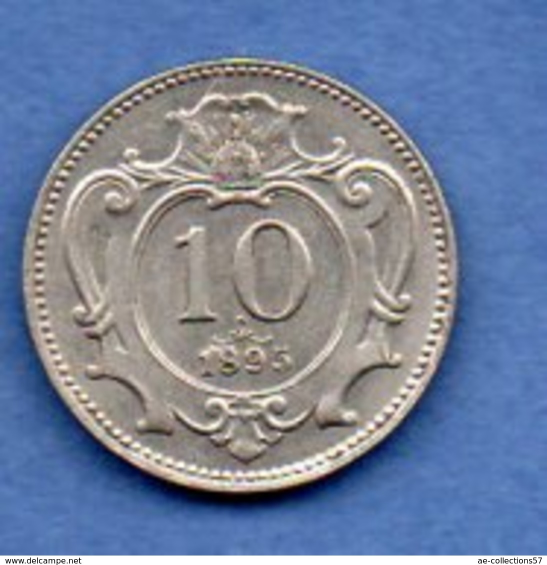 Autriche  -  10 Heller 1895 --  Km # 2802  -  état  TTB - Autriche