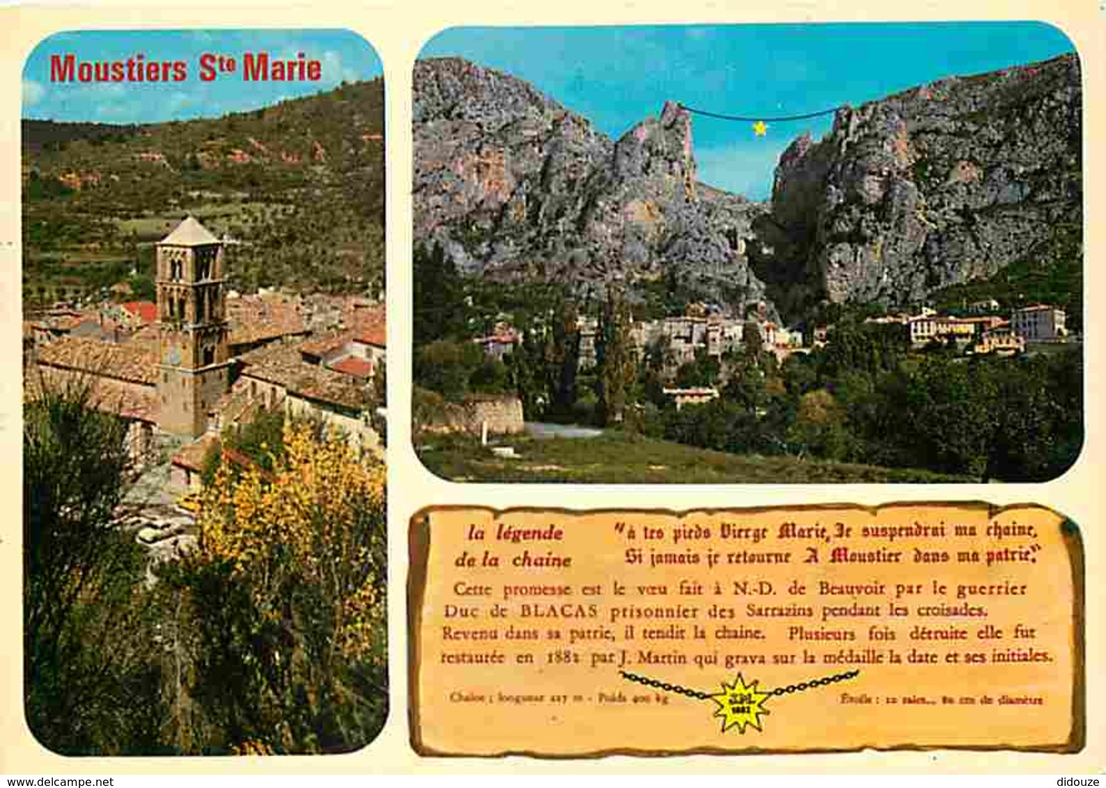 04 - Moustiers Sainte Marie - Multivues - Voir Scans Recto-Verso - Andere & Zonder Classificatie