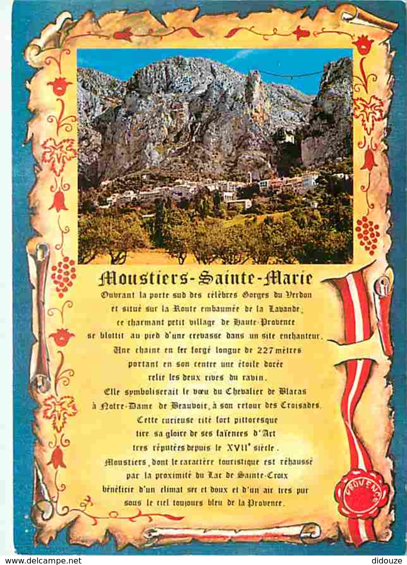 04 - Moustiers Sainte Marie - Voir Scans Recto-Verso - Andere & Zonder Classificatie