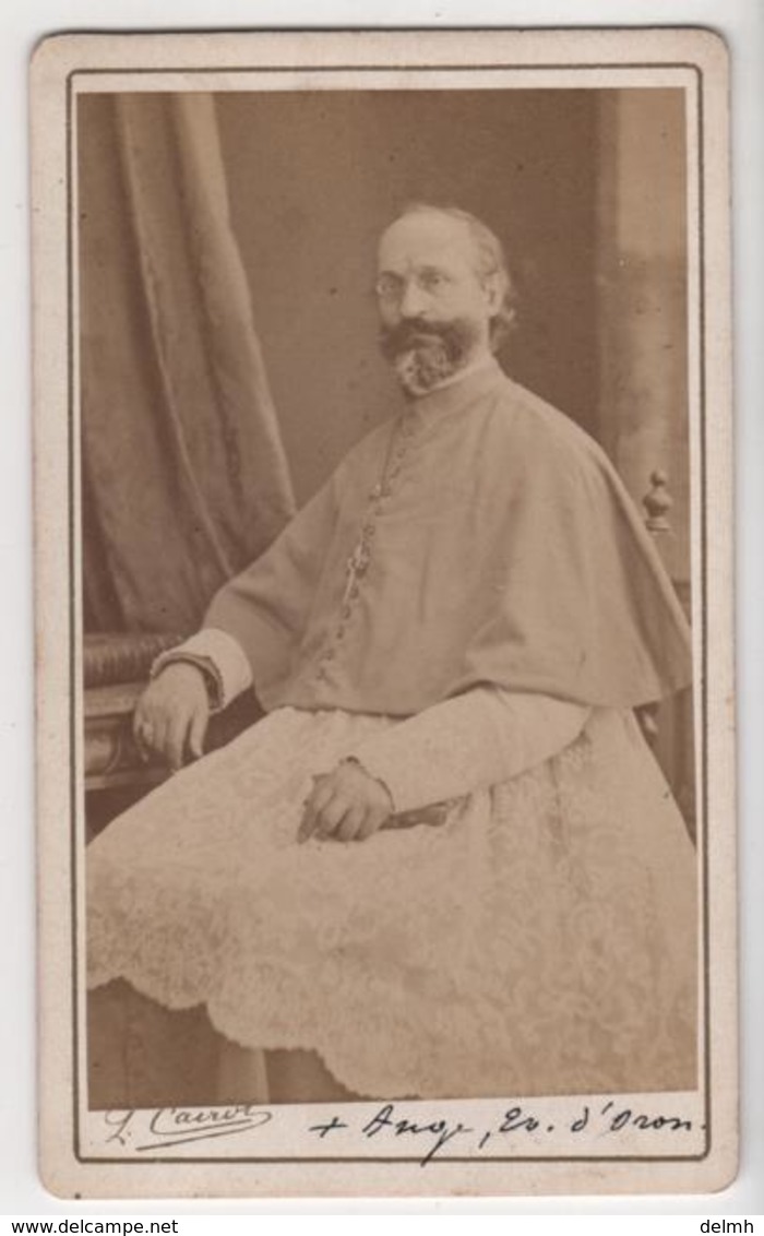 CDV Photo Originale XIXème Religion Eveque Géraud-Marie Soubrier Ou CANTEL Edouard Par Decugis Oran Algérie Cdv 2638 - Old (before 1900)