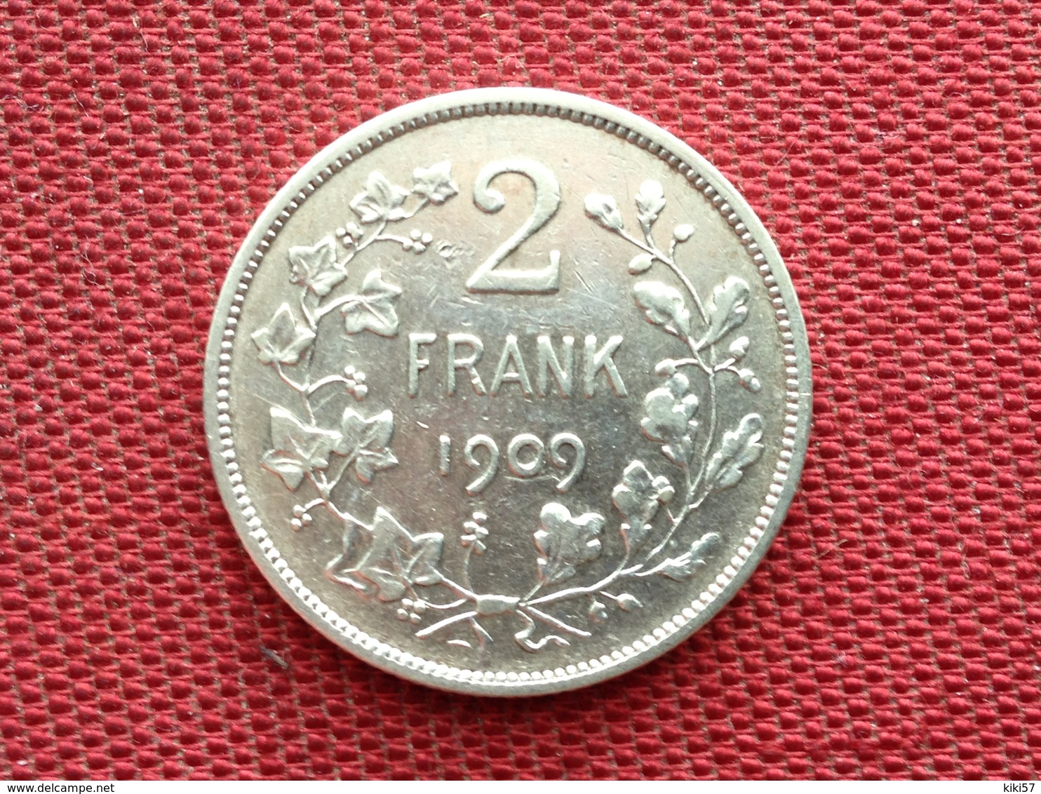 BELGIQUE Monnaie De 2 Frs 1909 Argent Superbe état - Autres & Non Classés