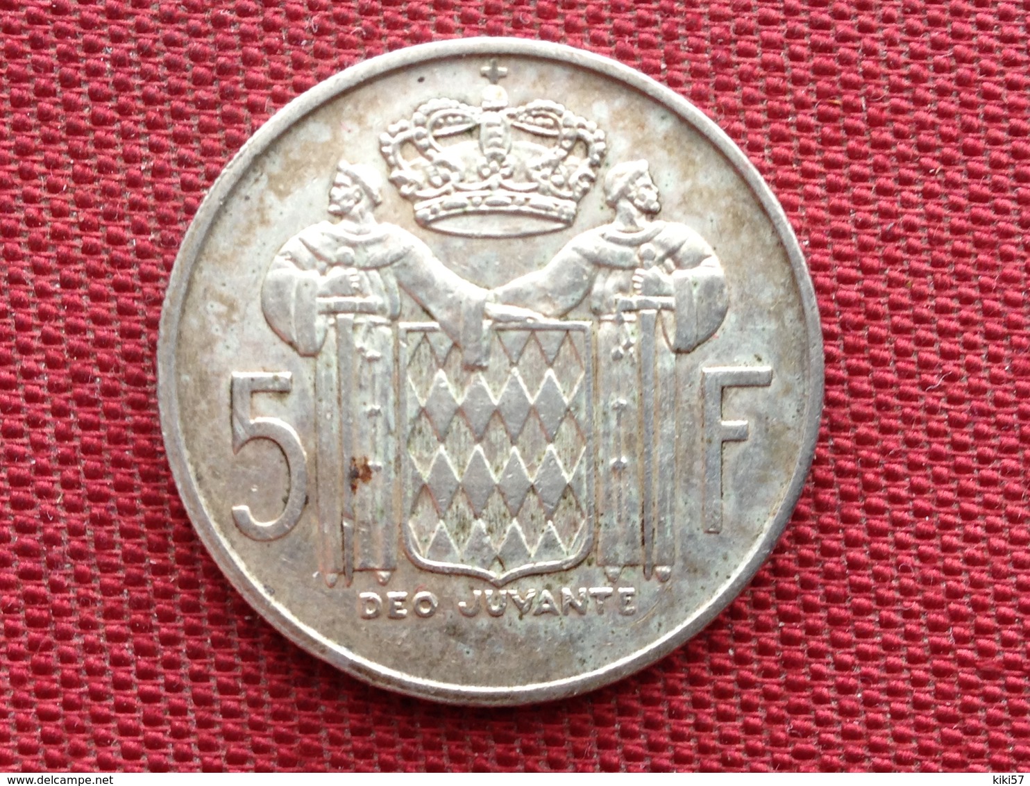 MONACO Monnaie De 5 Frs 1960 En Argent - 1949-1956 Francos Antiguos