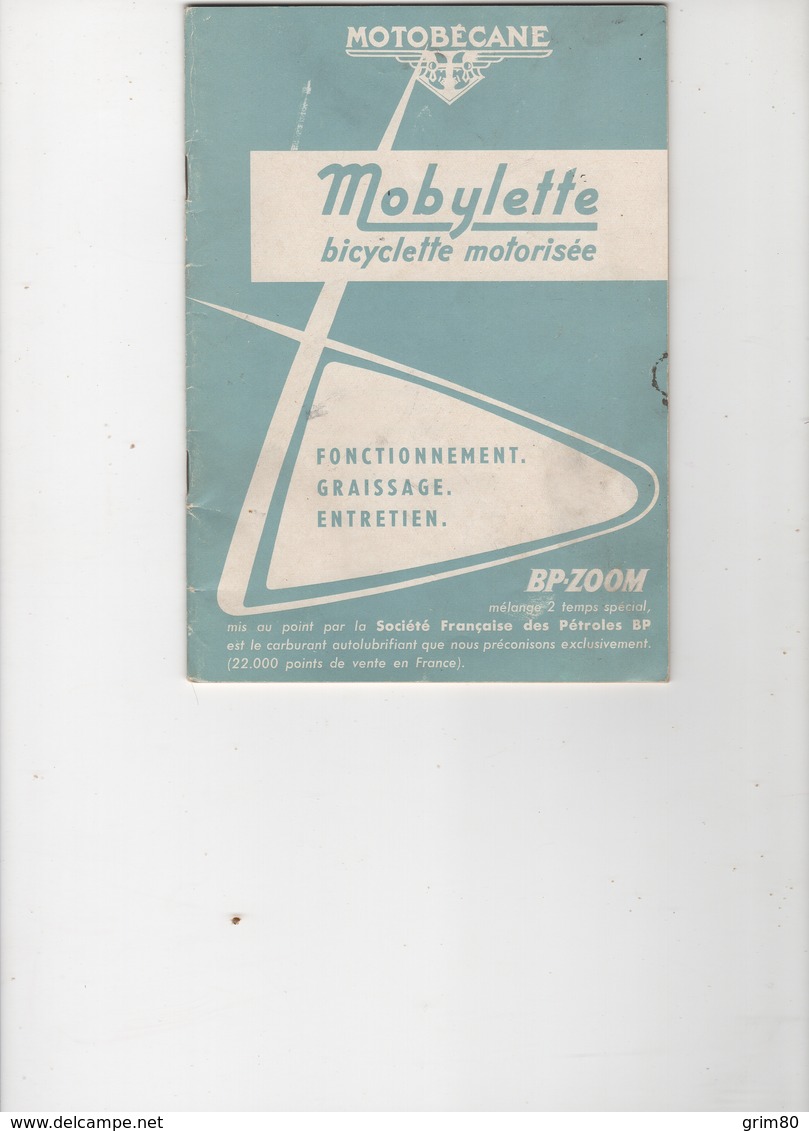 CATALOGUE   MOTOBECANE      MOBYLETTE - Non Classés