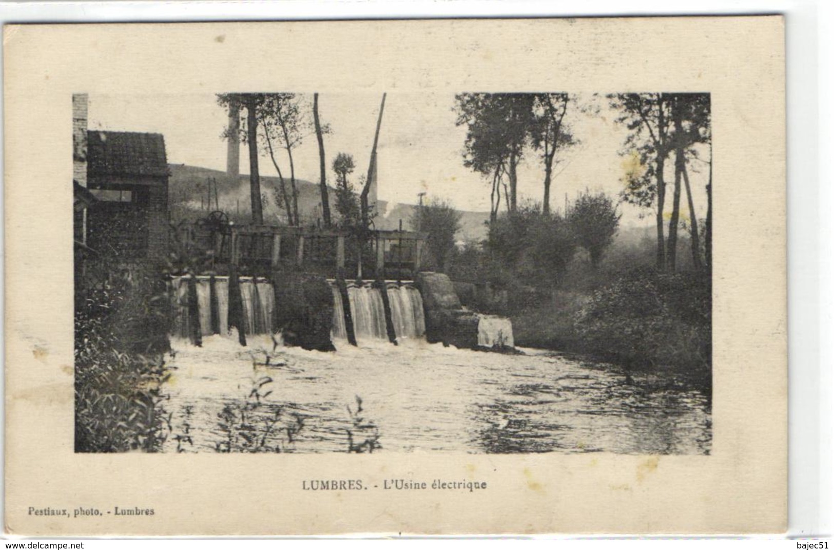 1 Cpa Lumbres - L'usine électrique - Lumbres