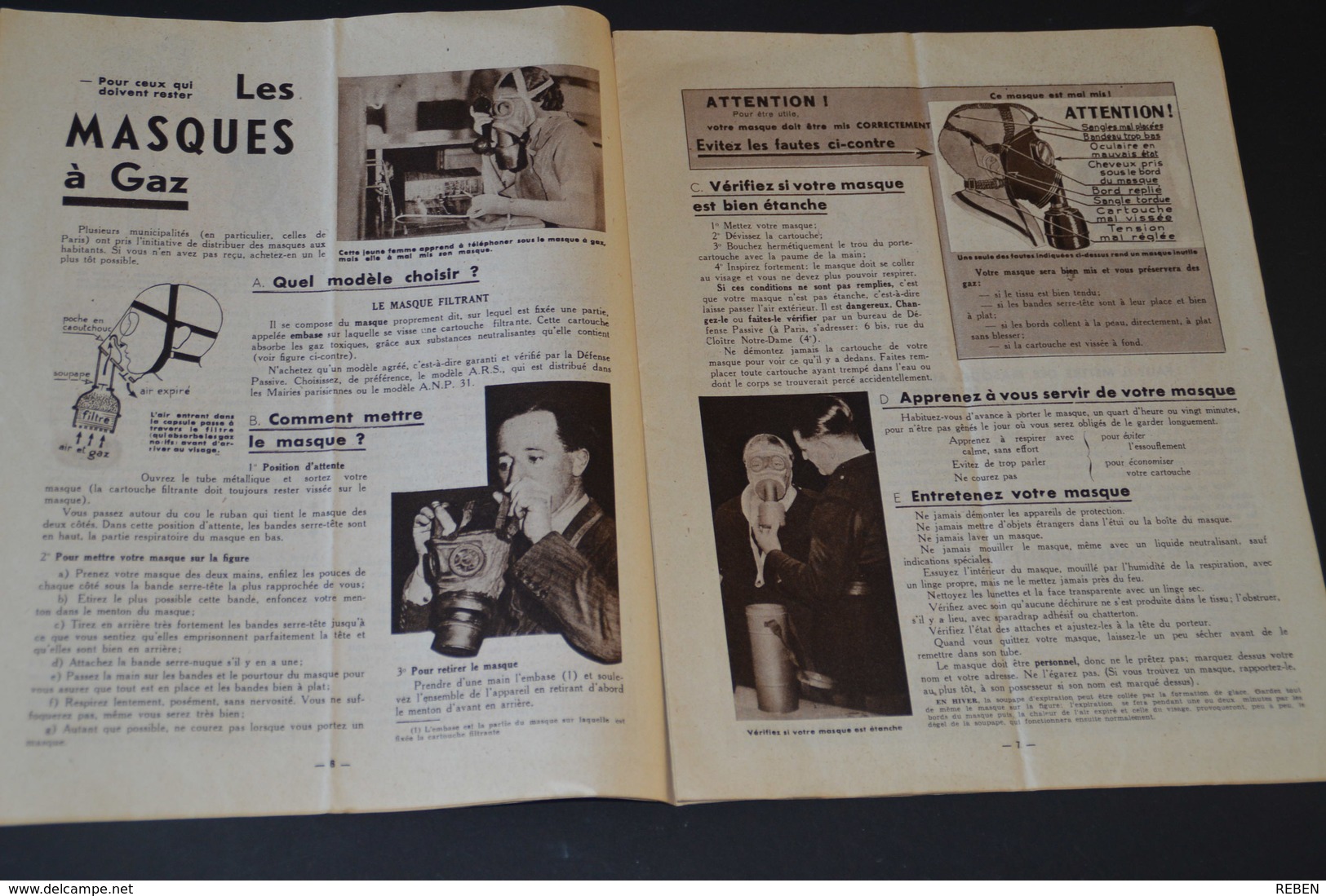 109/ Coupure De Presse-clipping - 24 Pages - Année 1939 - Militaria - Guide De Défense Passive - Otros & Sin Clasificación