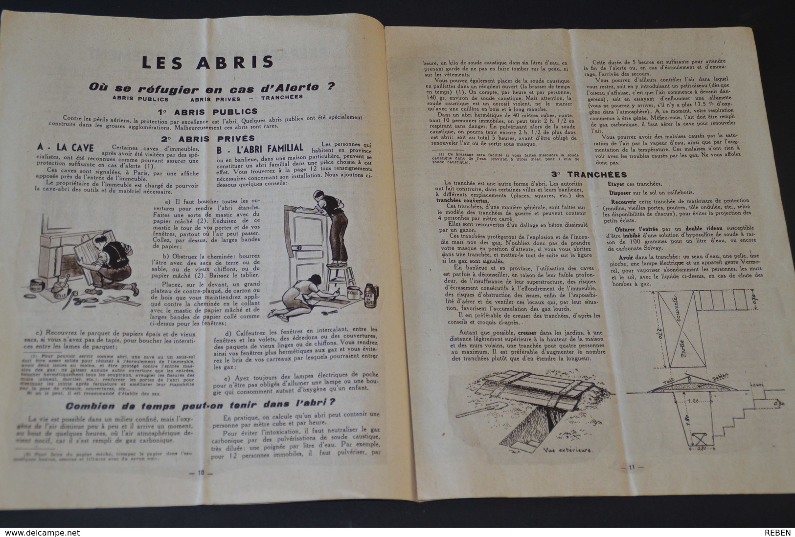 109/ coupure de presse-clipping - 24 pages - année 1939 - militaria - Guide de défense passive