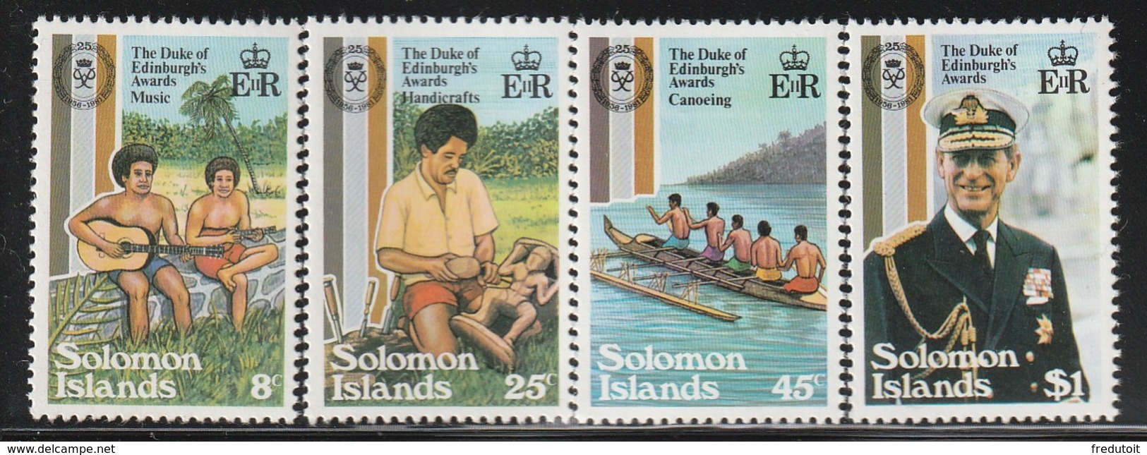 SALOMON - 1981 - N°435/8 ** - Salomoninseln (Salomonen 1978-...)