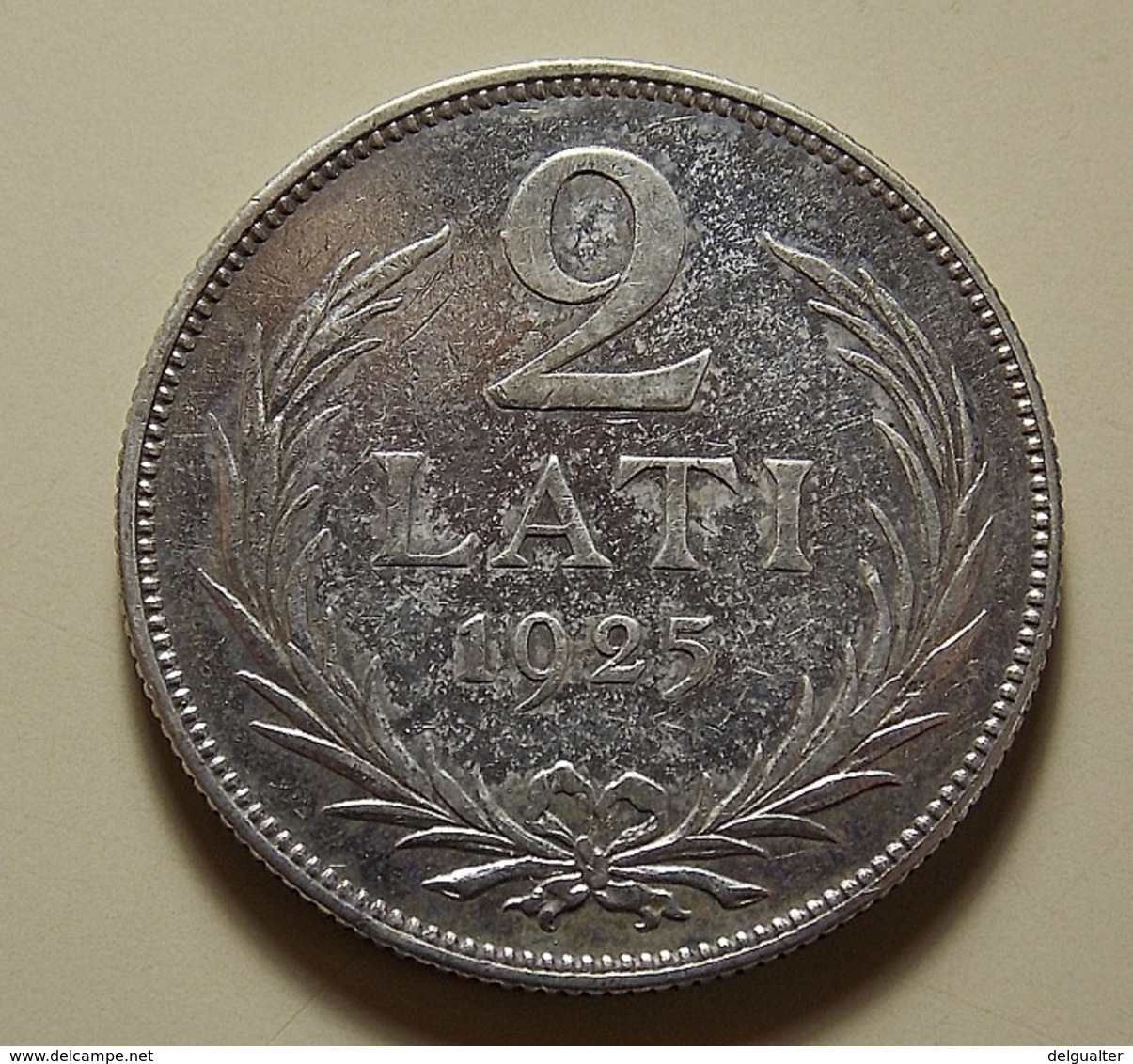 Latvia 2 Lati 1925 Silver - Lettonie