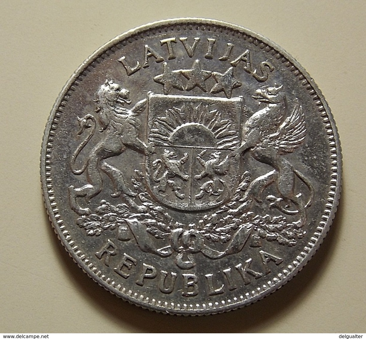 Latvia 2 Lati 1925 Silver - Lettonie