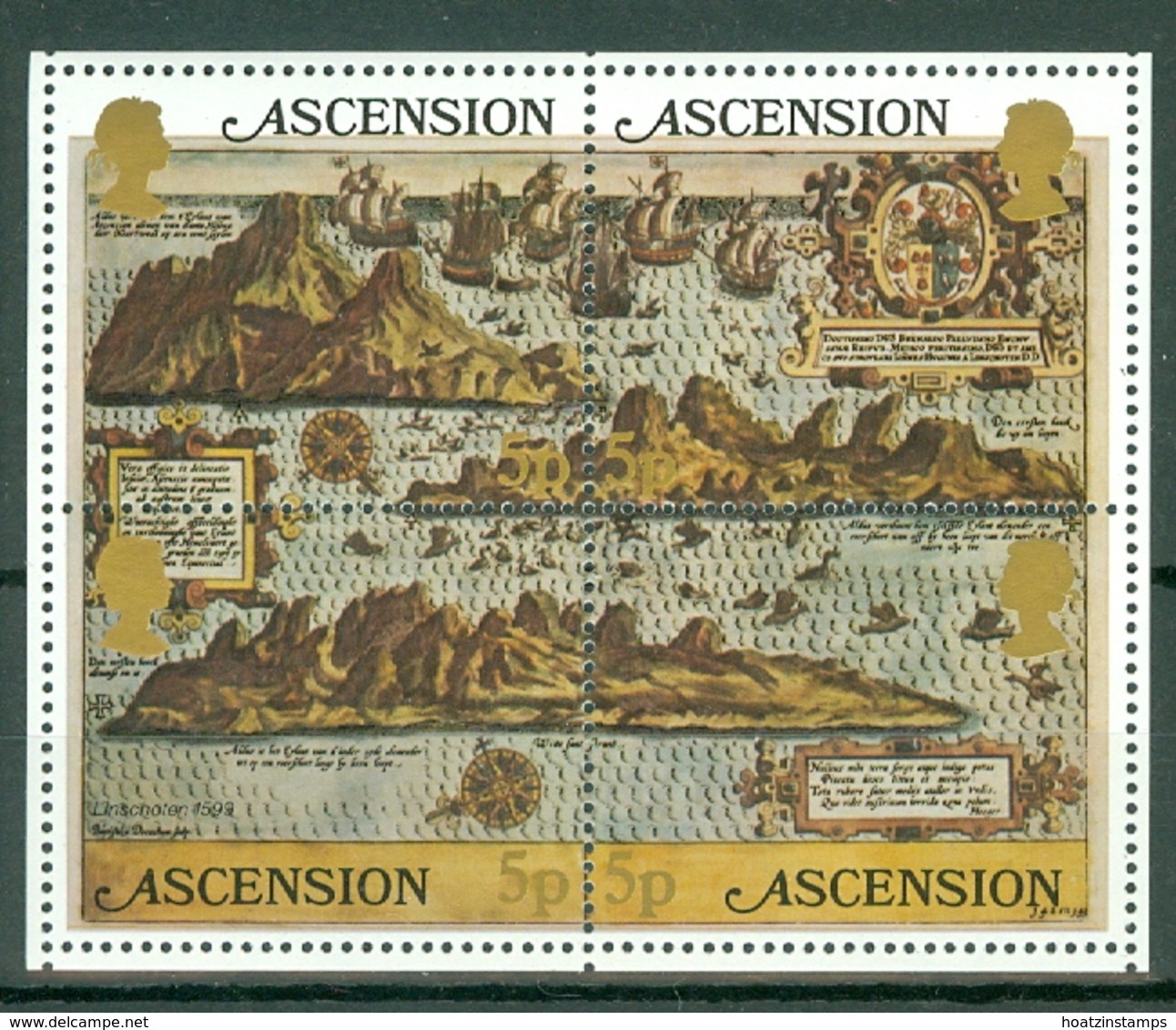 Ascension: 1981   Early Maps Of Ascension   M/S   MNH - Ascension