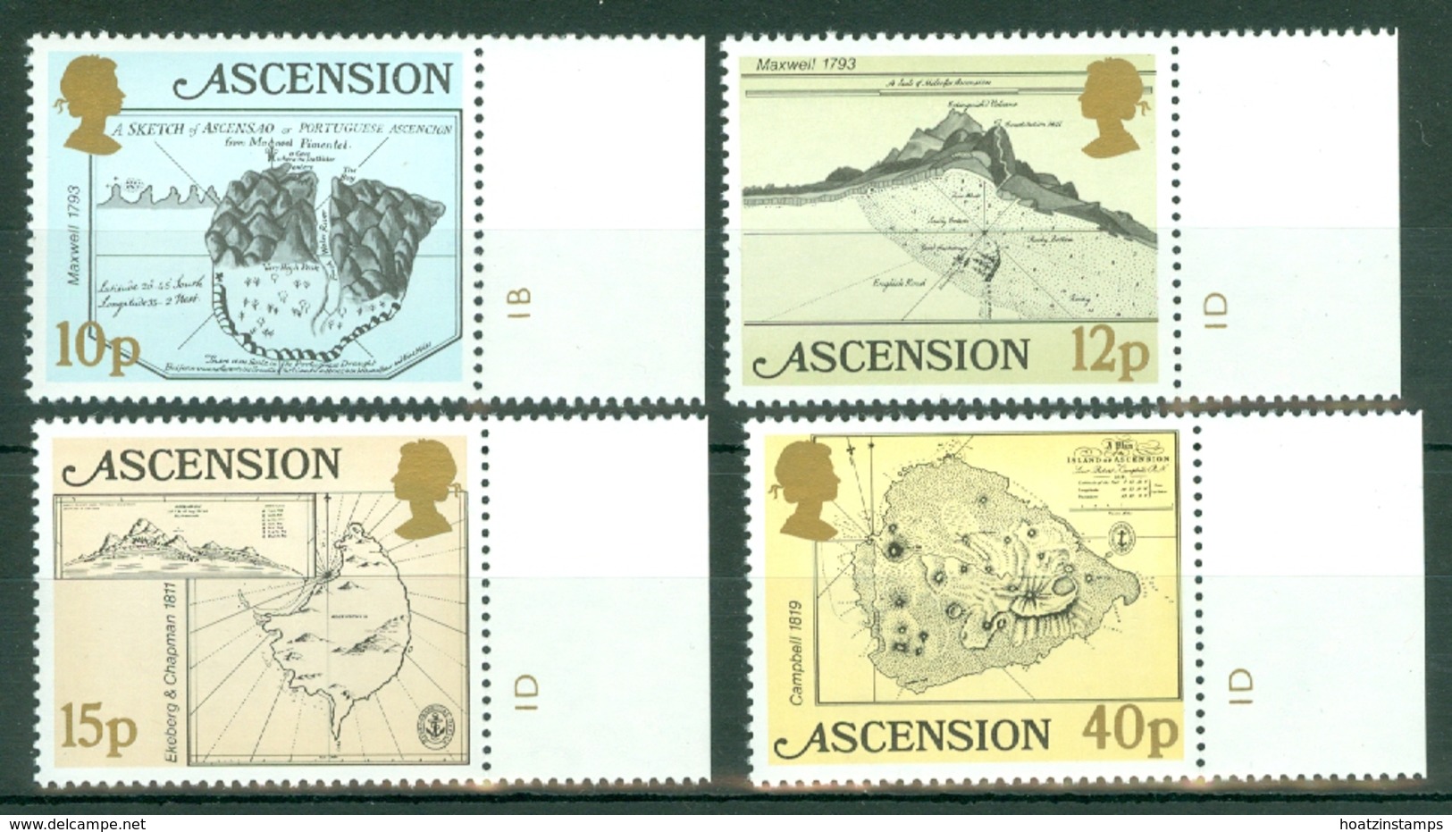 Ascension: 1981   Early Maps Of Ascension   MNH - Ascension